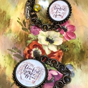 Thankful Mother & Child bracelet Set by Plunder